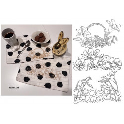 Stickserie - Ostermorgen Doodle